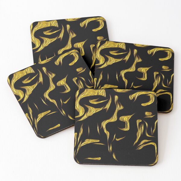 Item preview, Tiny Gold Leaves designed and sold by fatenanwar.