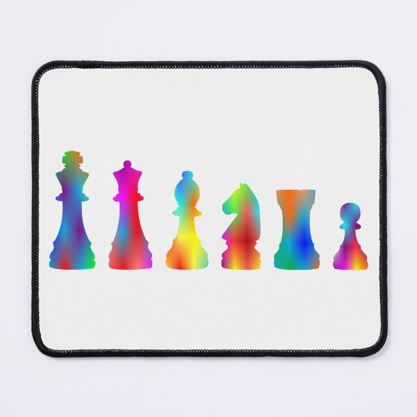 Item preview, Colorful Neon Chess designed and sold by Shapes-Mania.