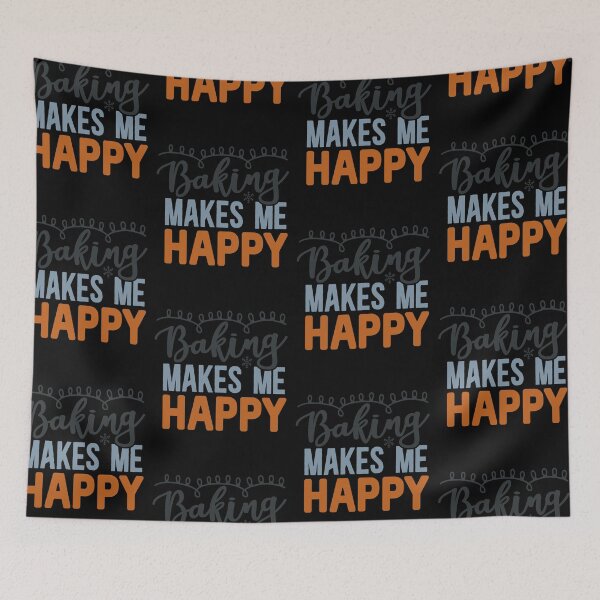 Item preview, Baking Makes me Happy designed and sold by FOX1999-Design.
