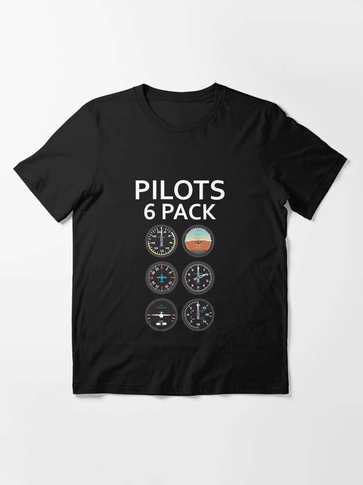 pilot six pack t shirt