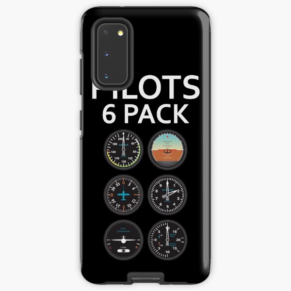 Pilots Six Pack Airplane Instruments Samsung Galaxy Tough Case