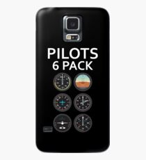 Pilots Six Pack Airplane Instruments Case/Skin for Samsung Galaxy