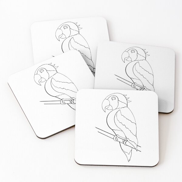 Item preview,  Color Your Own Macaw designed and sold by GrandpaH.