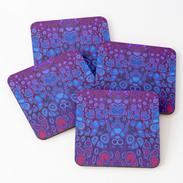 Item preview, Patrón simétrico de manchas de colores (acrylic pouring) designed and sold by GAP90.