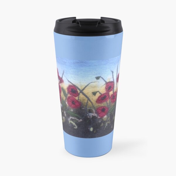 Poppies Travel Mug