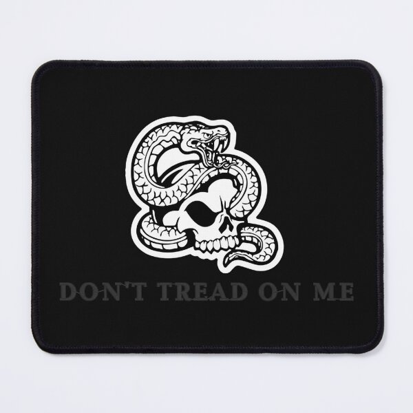 Item preview, Skull & Snake Don't Tread On Me Badge designed and sold by RENAGADE4LYF.