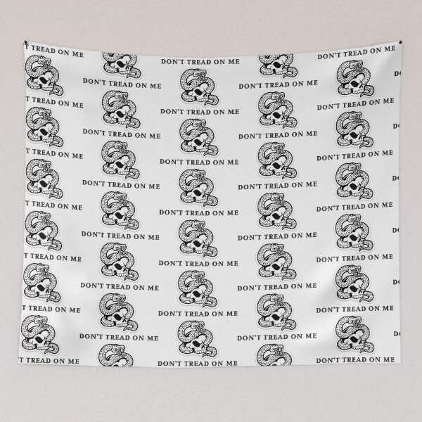 Item preview, Skull & Snake Don't Tread On Me Badge designed and sold by RENAGADE4LYF.