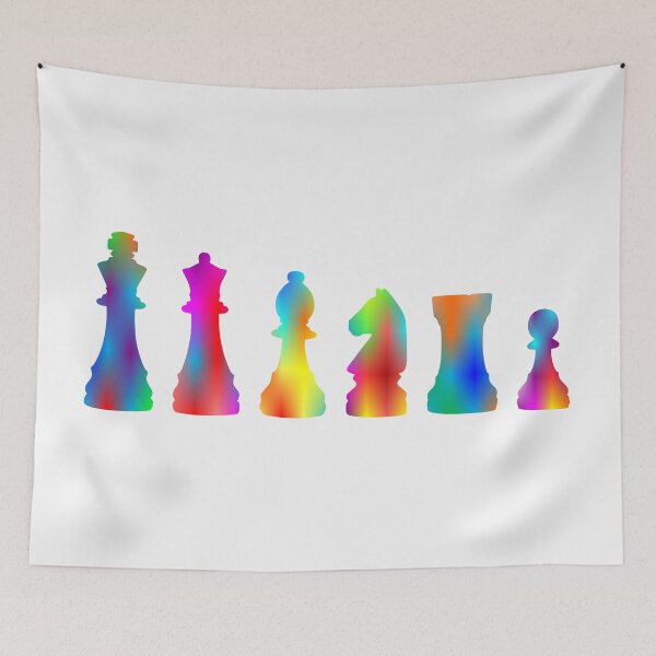 Item preview, Colorful Neon Chess designed and sold by Shapes-Mania.