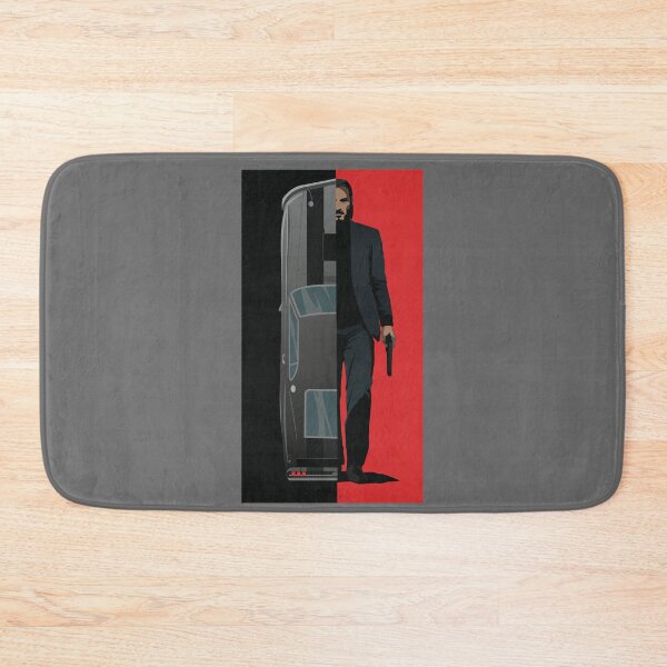 Item preview, John Wick / Ford Mustang designed and sold by Robot-Art.
