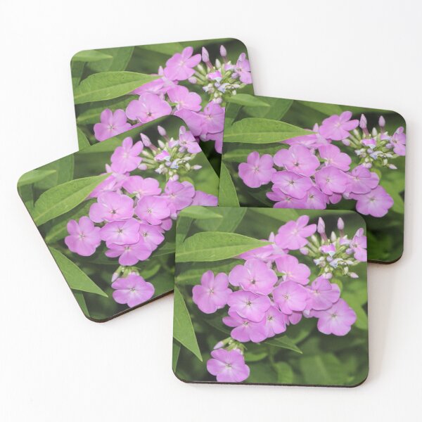 Item preview, Pretty Violet Pink Flocks Flowers Green Leaves designed and sold by JariHawk.