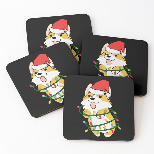 Item preview, Corgi Santa Christmas Tree Lights Xmas Boys Men Corgmas Dog designed and sold by zenpatterns.
