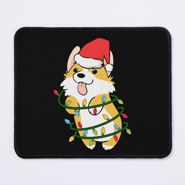 Item preview, Corgi Santa Christmas Tree Lights Xmas Boys Men Corgmas Dog designed and sold by zenpatterns.