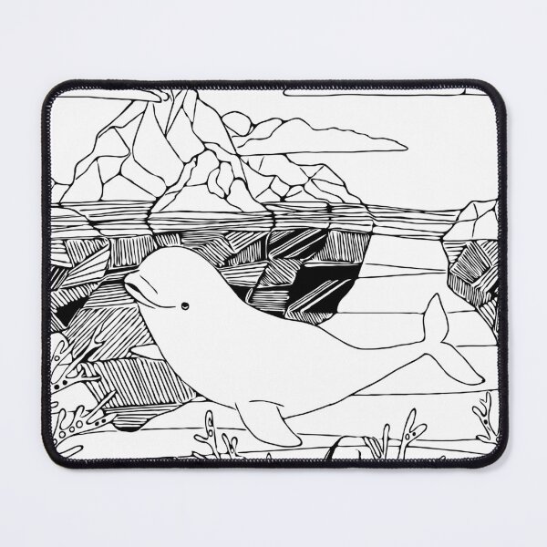 Item preview, Baby Beluga with Glaciers designed and sold by Laura Maxwell.