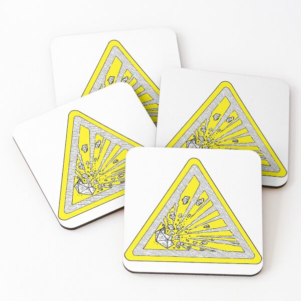 Item preview, WARNING CRITICAL DICE designed and sold by Dyson Logos.