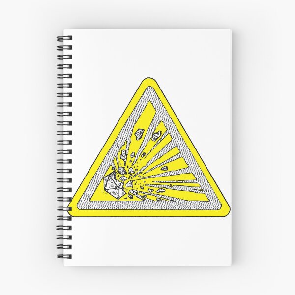 Item preview, WARNING CRITICAL DICE designed and sold by Dyson Logos.