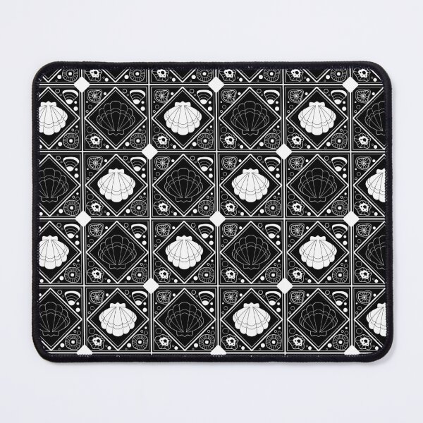 Item preview, Black and White Shell Mosaic designed and sold by Carolina Diaz.
