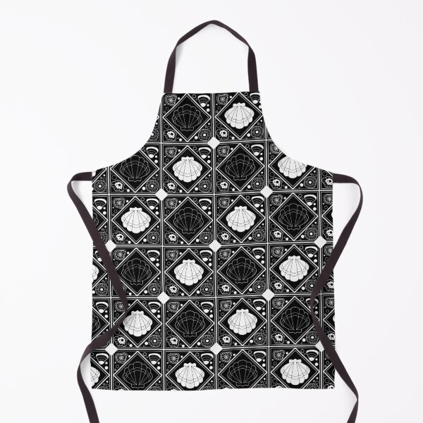 Item preview, Black and White Shell Mosaic designed and sold by Carolina Diaz.