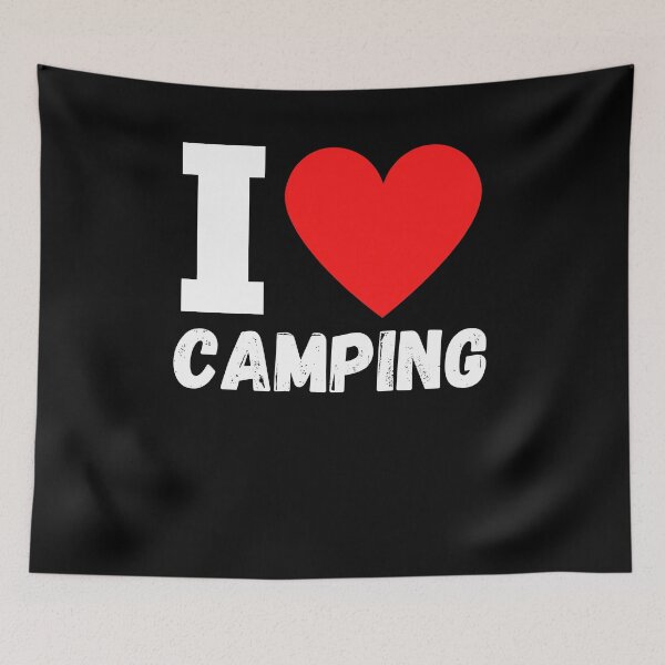 Item preview, I Love Camping Heart Design For Camping Lovers designed and sold by RGRamsey.