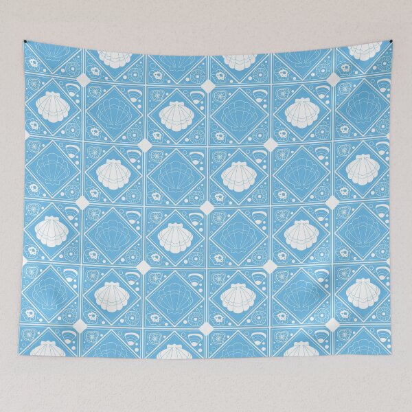 Item preview, Light Blue Shell Mosaic designed and sold by Carolina Diaz.