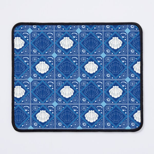 Item preview, Navy Shell Mosaic designed and sold by Carolina Diaz.
