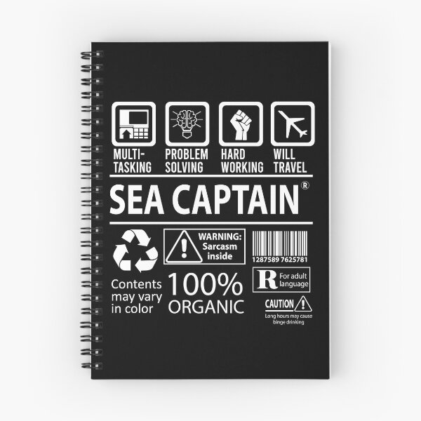 Item preview, Sea Captain T Shirt - MultiTasking Certified Job Gift Item Tee designed and sold by andahanson.