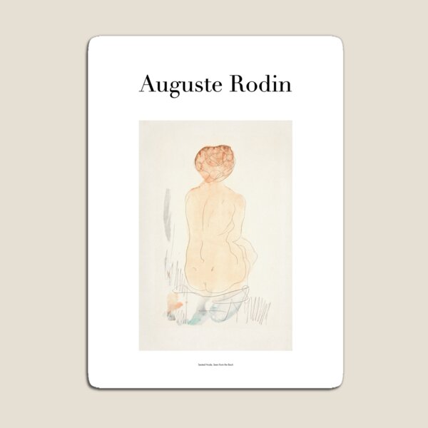 Item preview, Auguste Rodin - Seated Nude, Seen from the Back designed and sold by Store-Modern.