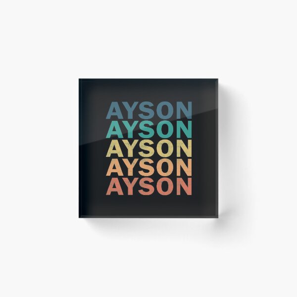 Item preview, Ayson Name T Shirt - Ayson Vintage Retro Ayson Name Gift Item Tee designed and sold by mackpatsy.