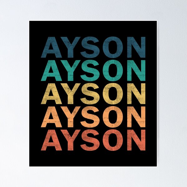 Item preview, Ayson Name T Shirt - Ayson Vintage Retro Ayson Name Gift Item Tee designed and sold by mackpatsy.