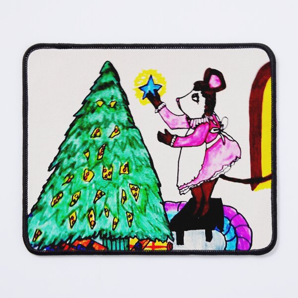 Item preview, MS. MYRTLE MOUSE ON CHRISTMAS designed and sold by JoAnnHayden.