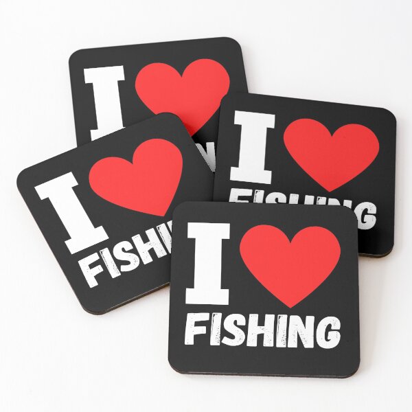 Item preview, I Love Fishing Heart Design For Fishing Lovers designed and sold by RGRamsey.