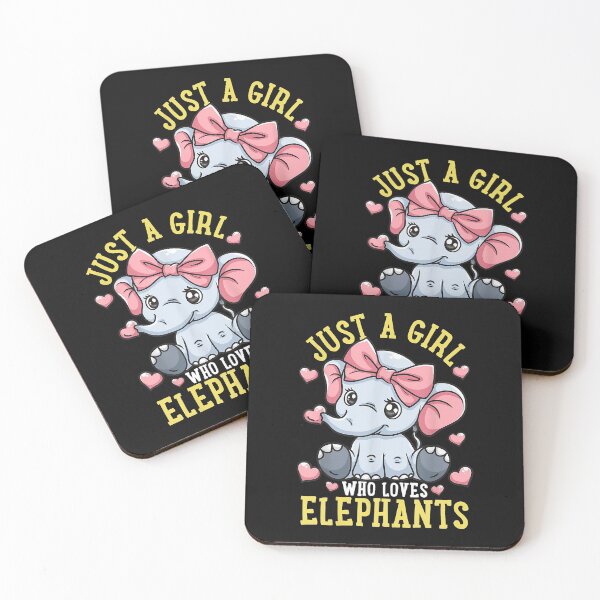 Item preview, Just a Girl Who Loves Elephants designed and sold by spherevilla.