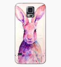 Watercolour rabbit portrait Case/Skin for Samsung Galaxy