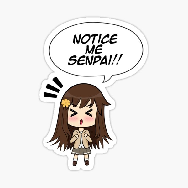 Notice Me Senpai Anime Cute Anime Eyes Japanese Tote Bag by The Perfect  Presents - Pixels