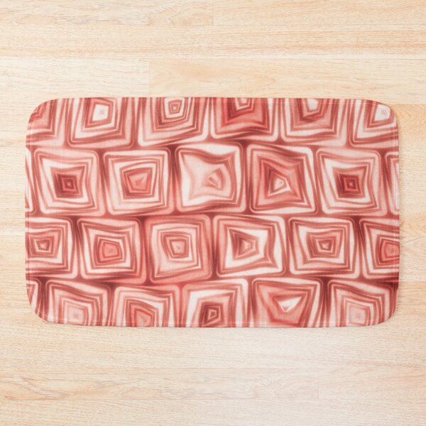 Item preview, Large Bright Red Squiggly Swirly Spiral Squares designed and sold by James-Cole.