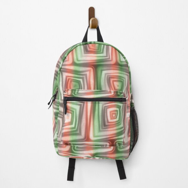 Item preview, Large Candy Cane Stripes Squiggly Swirly Spiral Squares designed and sold by James-Cole.