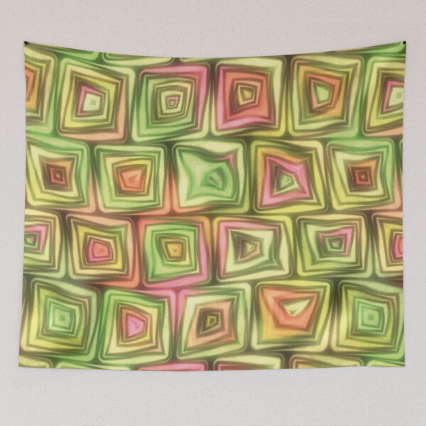 Item preview, Large Christmas Squiggly Swirly Spiral Squares designed and sold by James-Cole.