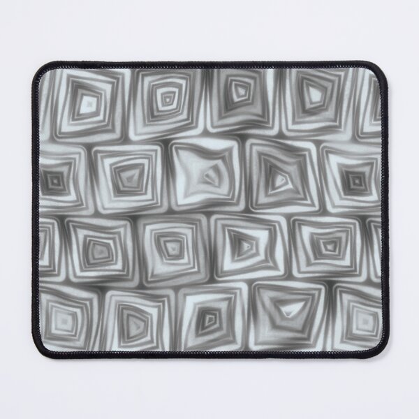 Item preview, Large Grey Squiggly Swirly Spiral Squares designed and sold by James-Cole.