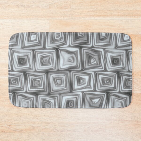 Item preview, Large Grey Squiggly Swirly Spiral Squares designed and sold by James-Cole.