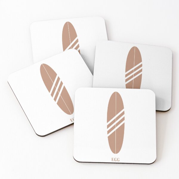 Item preview, Egg Surfboard, Minimalist Illustration designed and sold by D-Spot Shop.