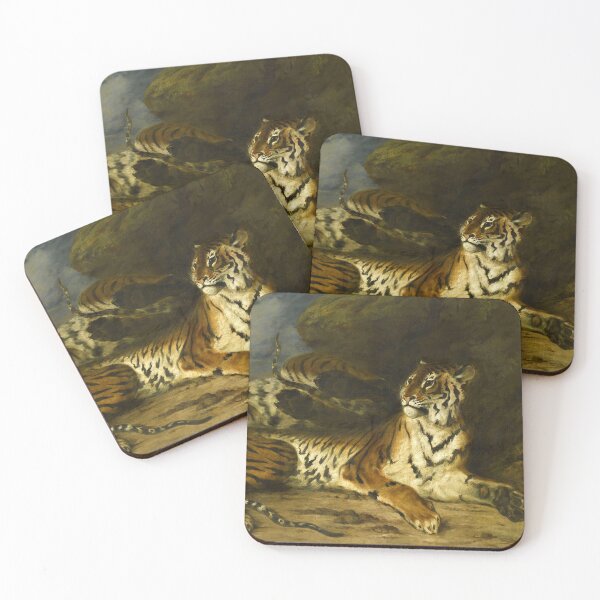Item preview, Eugène Delacroix "Tiger playing with his mother" designed and sold by Alexandra Dahl.