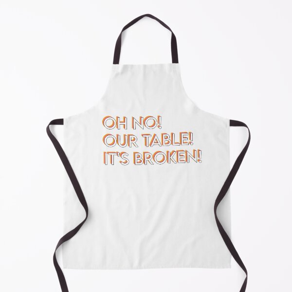 Item preview, Oh No! Our Table! It's Broken! designed and sold by sticker-vault.
