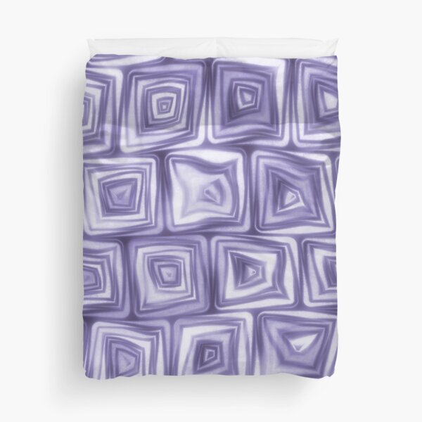 Item preview, Large Purple Lavender Lilac Squiggly Swirly Spiral Squares designed and sold by James-Cole.