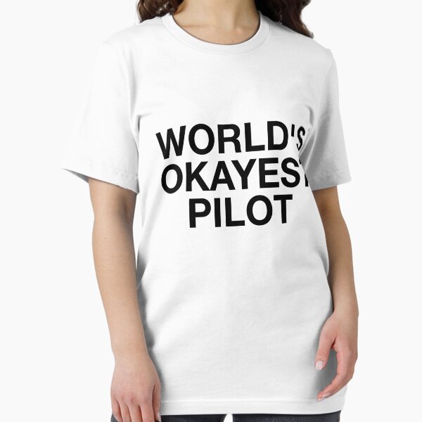 Vista previa del artículo con la obra «El piloto más bueno del mundo», diseñado y vendido por Amber Aviation Lover.