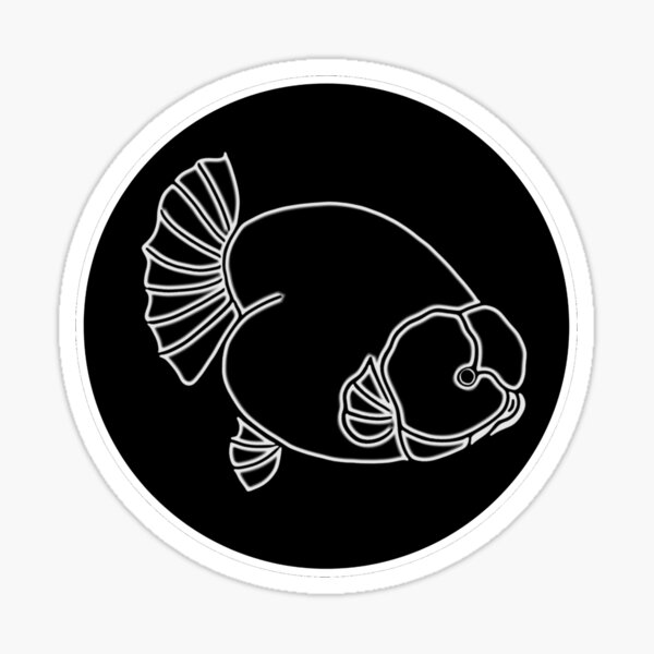 Vista previa del artículo con la obra «Logotipo de Ranchu Goldfish 1231», diseñado y vendido por Nosnah.