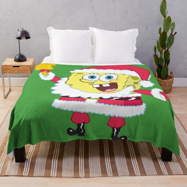 Vista previa del artículo con la obra «Bob Esponja como Santa para Navidad», diseñado y vendido por YodaJuan4Me.