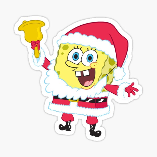 SpongeBob as Santa for Christmas
