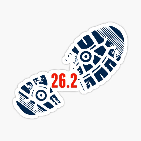 26.2 Full Marathon Running Sticker
