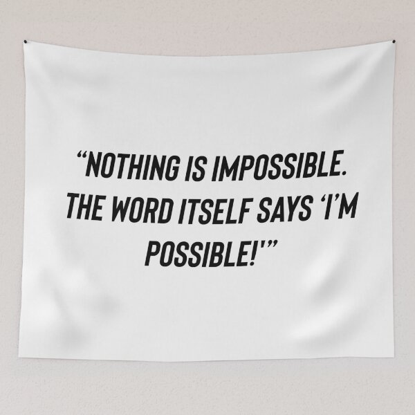 Item preview, nothing is impossible  designed and sold by Dipalo.