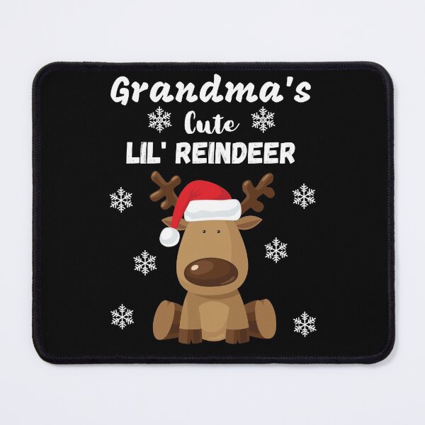 Item preview, Grandma's Cute Lil Reindeer, Cute Reindeer, snowflakes designed and sold by JRice66.