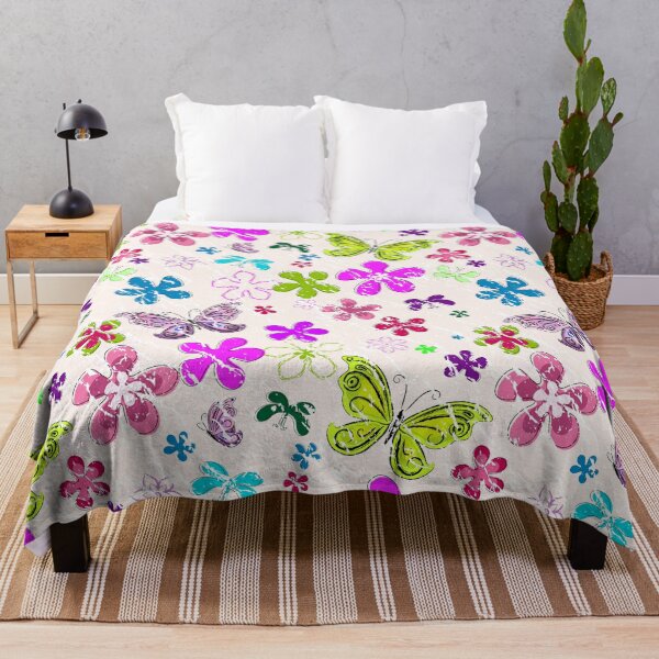 Item preview, Floral seamless butterflies designed and sold by DarelliBeauty.